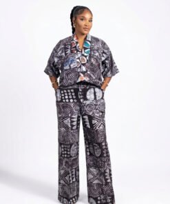 Adire Trousers Two Piece Set