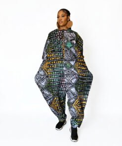 Alternative view of Royal Mosaic Adire Jumpsuit