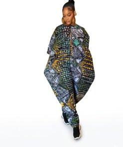 Royal Mosaic Adire Jumpsuit