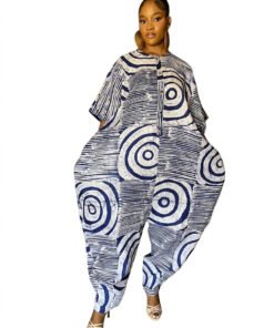 Indigo Royal Adire Jumpsuit