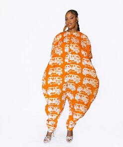 Alternative view of Sunset Safari Adire Jumpsuit