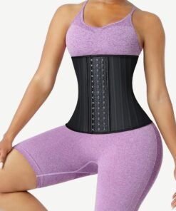 Alternative view of UrBody Noir Hourglass Sculpt Corset (25-Steel Boned Latex Waist Training Cincher)